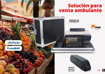 Balanza táctil Marques BM5 con Bateria de Litio - Verifactu