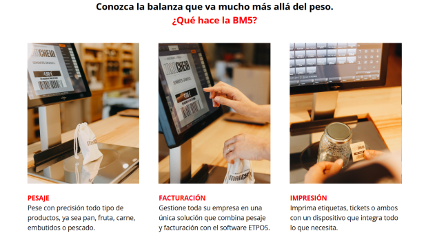 Balanza Táctil Marques BM5 ARM - PESAJE - FACTURACION - IMPRESION - VERIFACTU
